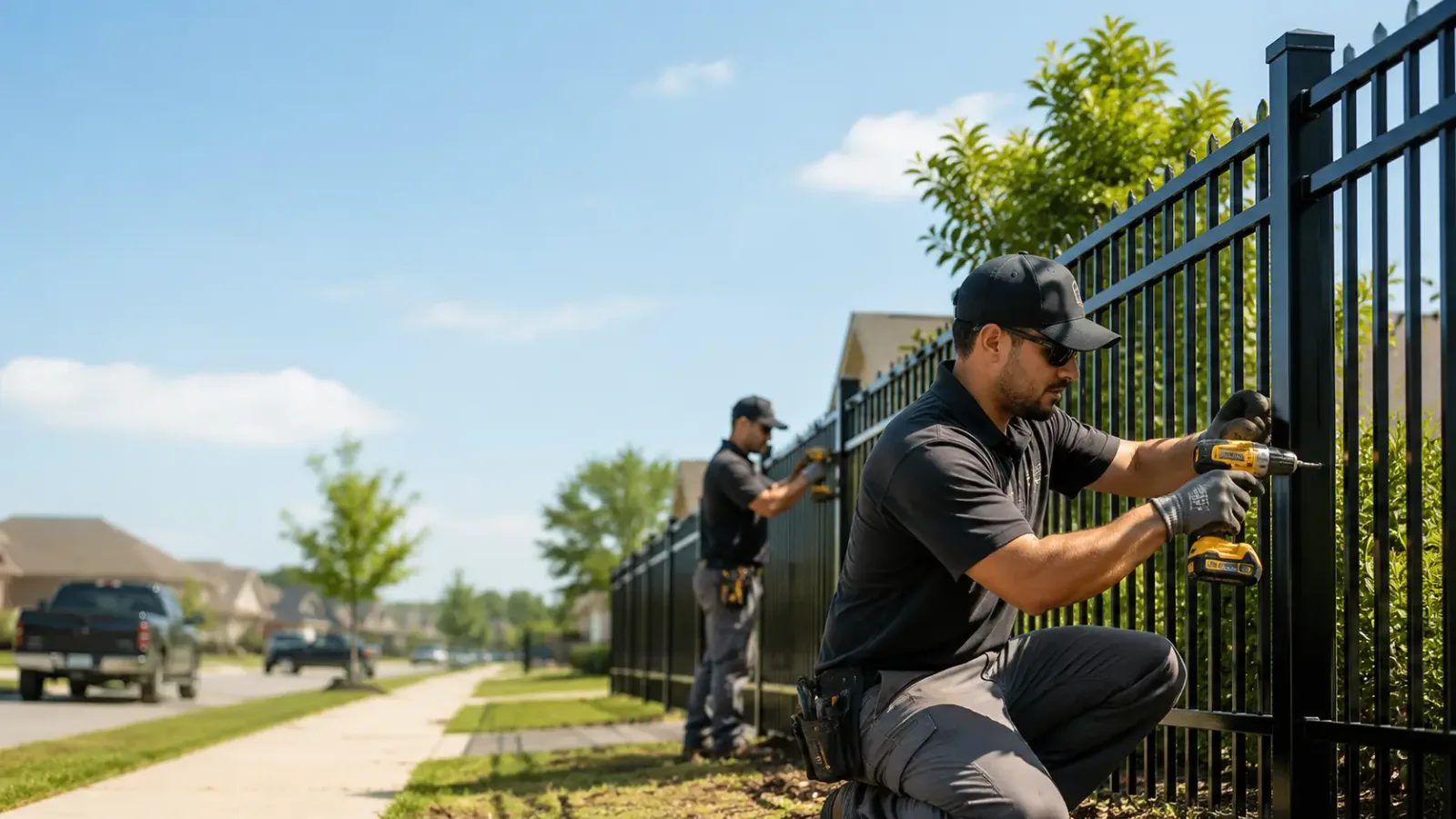 Metal Fence Installation in Java, VA